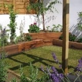 Contemporary family garden