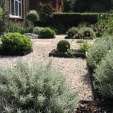 Formal front garden, Hove